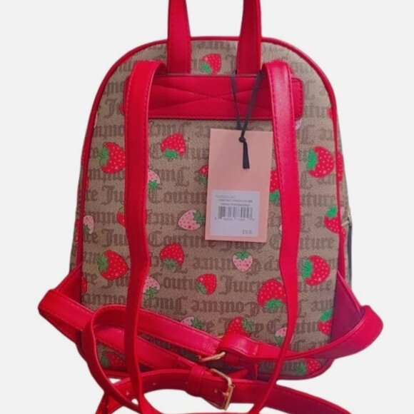 NWT Red Juicy Couture Small Backpack Juicy Couture | Bags | Juicy Couture Red Mini Backpack  main image 2